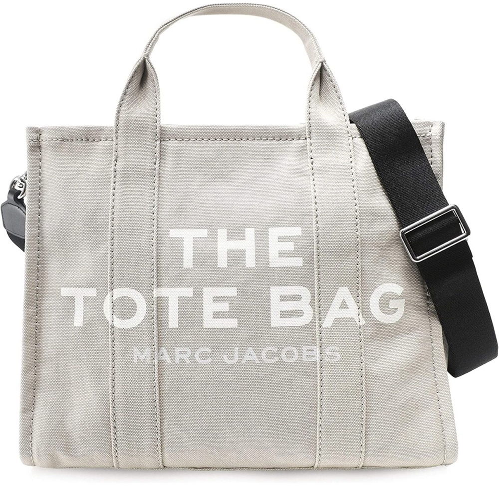 Marc Jacobs The Tote Bag Small Beige Canvas Crossbody Purse